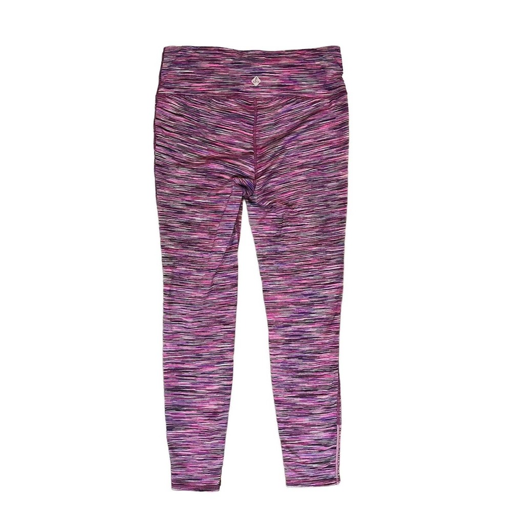 Prana Caraway Grapevine Space Dye Leggings Striped Yoga Pink Womens Size M - Picture 3 of 14